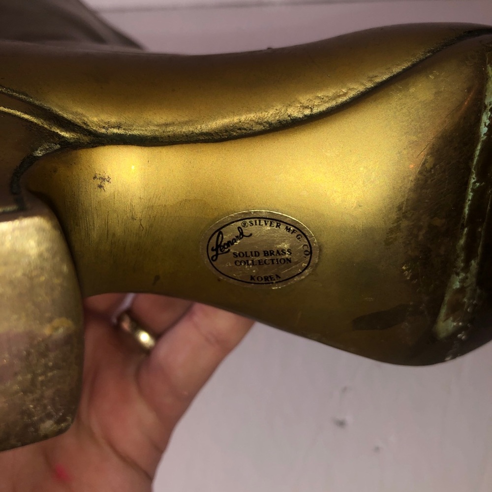 VTG solid brass Victorian boot - Picture 6 of 6